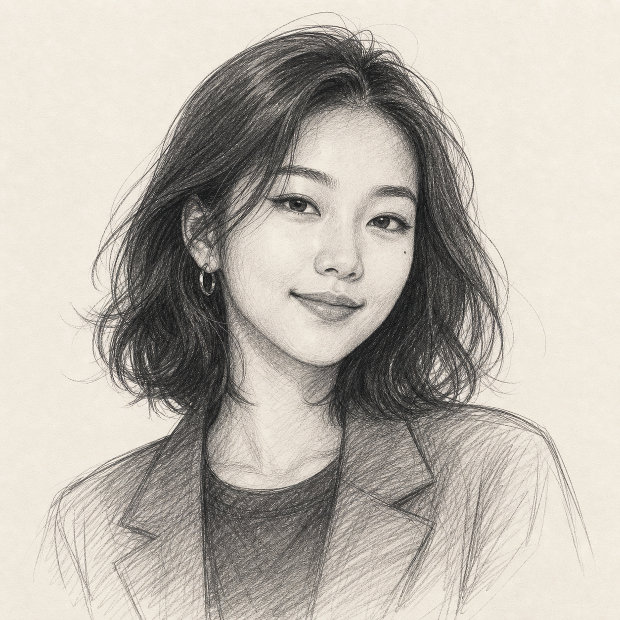 Ava Lin sketch portrait