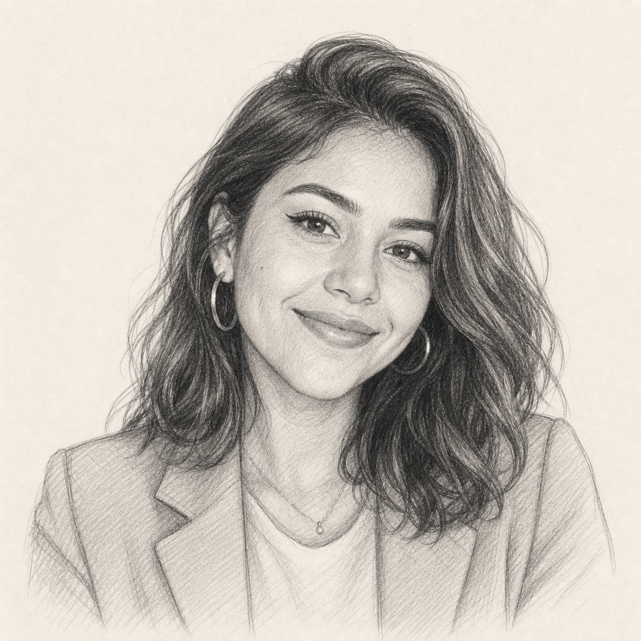 Mia Torres sketch portrait