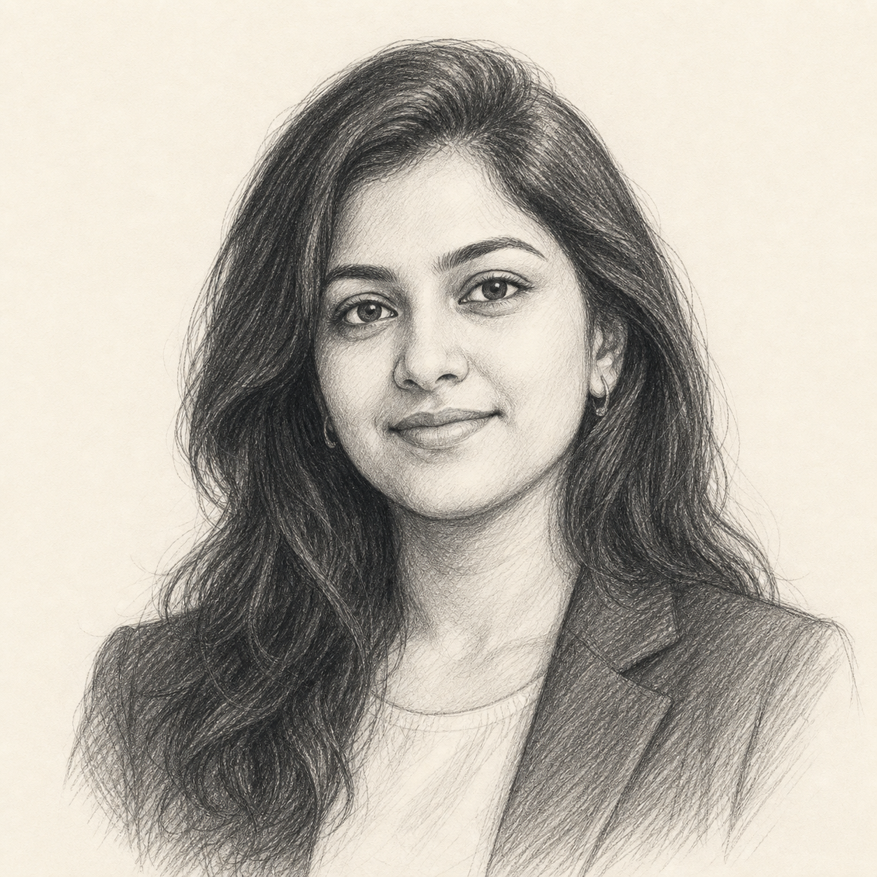 Sara Patel sketch portrait
